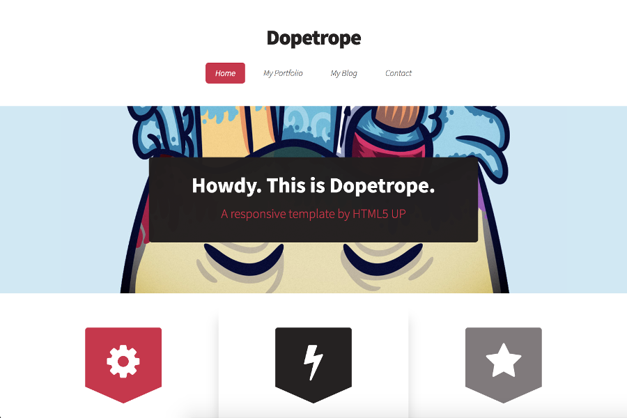 Dopetrope Hugo Theme